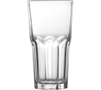 Basics Chez Bistro Everyday 12 Pack Set Glassware Kitchen and Barware Great for: Beer, Cocktails, Water, Juice, Iced Tea, Soft Drinks., Beverage Glass, 14 Ounce